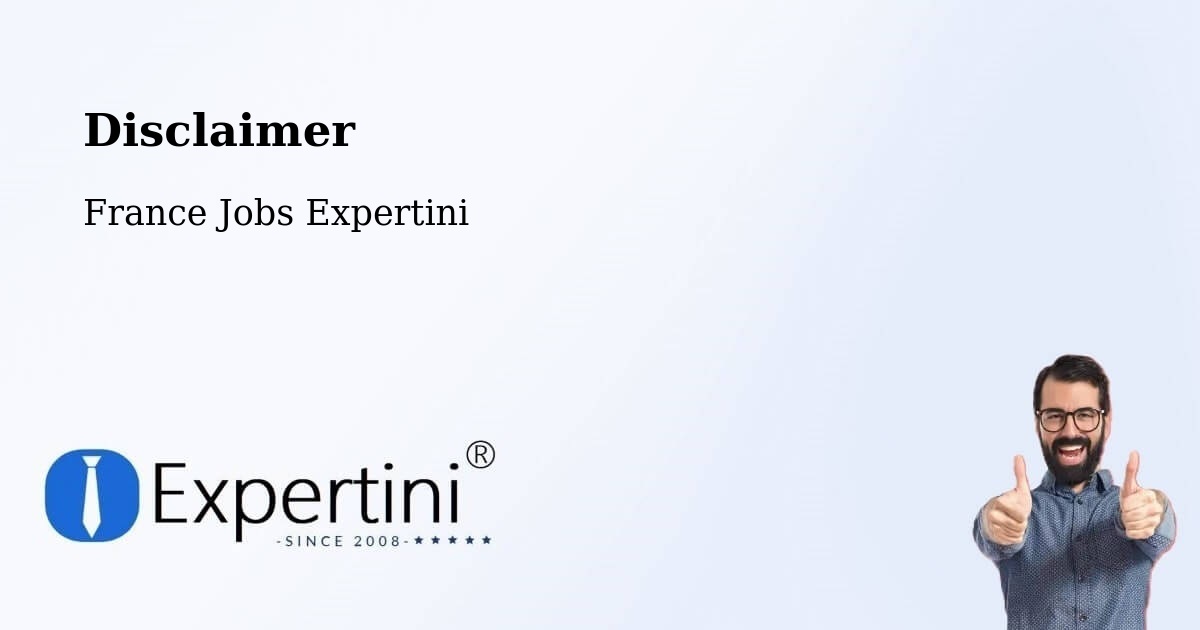 Disclaimer – Caumont L'Éventé - France Jobs Expertini